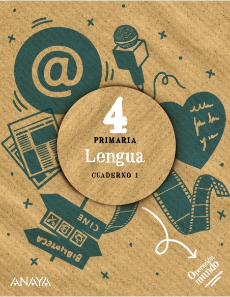 CUADERNO DE LENGUA 1 4ºPRIMARIA OPERACION MUNDO 2023